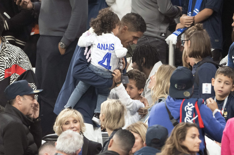 World Cup - France v Morocco - Players With Family, Doha, Qatar - 14 Dec 2022