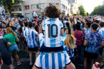 Fans Watch Argentina v Croatia in Buenos Aires - FIFA World Cup Qatar 2022
