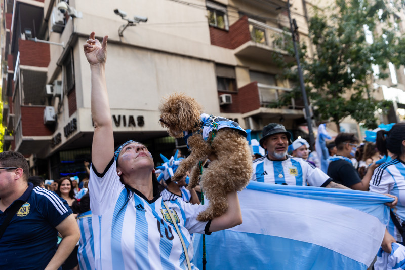 Fans Watch Argentina v Croatia in Buenos Aires - FIFA World Cup Qatar 2022