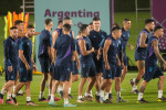 Argentina Training, FIFA World Cup 2022, Football, Qatar University Training Site, Doha, Qatar - 17 Dec 2022