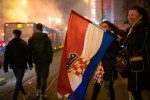 People celebrating Croatia bronze medal at FIFA World Cup, Zagreb, Croatia - 17 Dec 2022