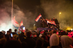 People celebrating Croatia bronze medal at FIFA World Cup, Zagreb, Croatia - 17 Dec 2022