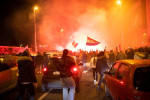 People celebrating Croatia bronze medal at FIFA World Cup, Zagreb, Croatia - 17 Dec 2022