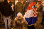 People celebrating Croatia bronze medal at FIFA World Cup, Zagreb, Croatia - 17 Dec 2022