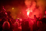 People celebrating Croatia bronze medal at FIFA World Cup, Zagreb, Croatia - 17 Dec 2022