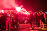 People celebrating Croatia bronze medal at FIFA World Cup, Zagreb, Croatia - 17 Dec 2022