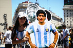 Argentine fans celebrate victory in Buenos Aires, Argentina - 18 Dec 2022