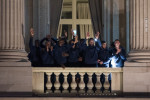 French Football Team Fans Greet The Players On The Place De La Concorde In Paris, France - 19 Dec 2022