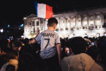 French Football Team Fans Greet The Players On The Place De La Concorde In Paris, France - 19 Dec 2022