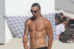 AC Milan star Zlatan Ibrahimovic soaks up the Miami sun!