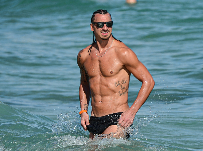 Zlatan Ibrahimovic Enjoys The Miami Sunshine