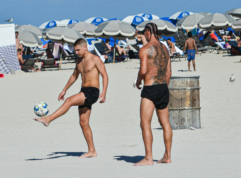 Zlatan Ibrahimovic Enjoys The Miami Sunshine