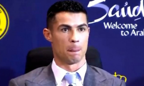 VIDEO Cristiano Ronaldo, gafă rușinoasă la conferința de presă! A 
