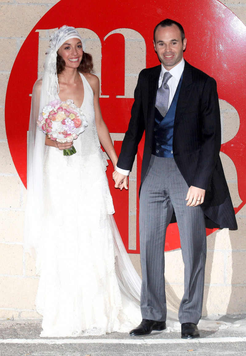 Andres Iniesta and Anna Ortiz wedding in Tarragona, Spain - 07 Jul 2012