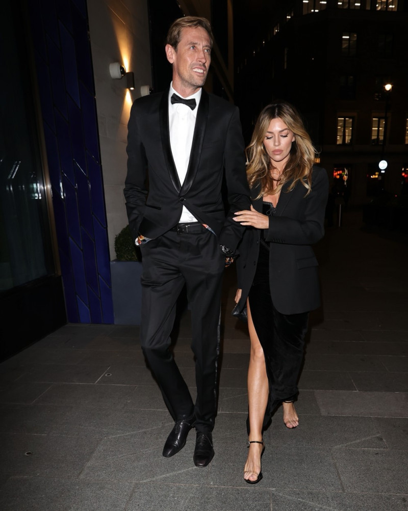 Abbey Clancy enjoys a date night stepping out with husband Peter Crouch