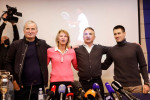 Serbia Novak Djokovic family held a press conference in Belgrade