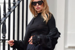 *EXCLUSIVE* The British Fashion Model Abbey Clancy is spotted out in the capital having pictures taken by her friend, then changing outfits to do a bit of shopping in London.
