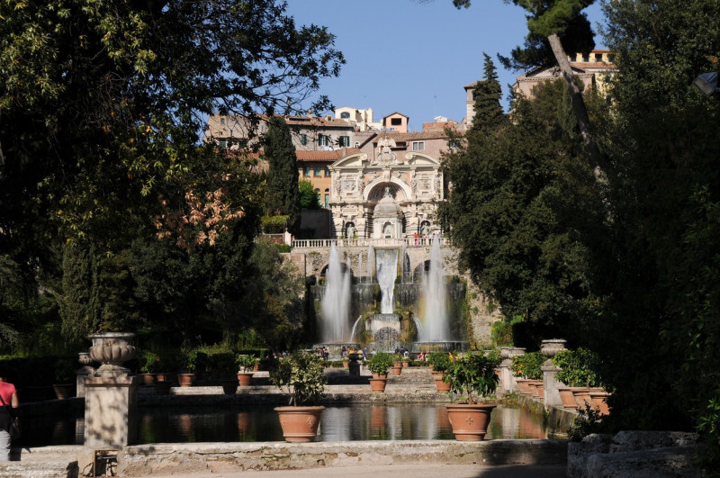 The Villa d'Este in Tivoli, Italy - 13 May 2013