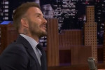 David Beckham talks rumours of recruiting Cristiano Ronaldo and Lionel Messi to his new Miami team as he appears on The Tonight Show
