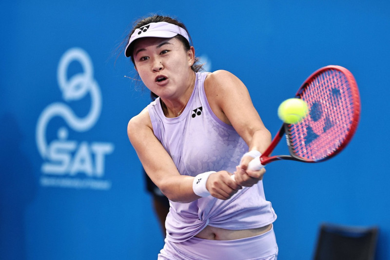 Zhu Lin, CHN, during quarter-finals of 2023 Thailand Open in Hua Hin, 03/02/2023; - *** Zhu Lin, CHN, during quarter fin