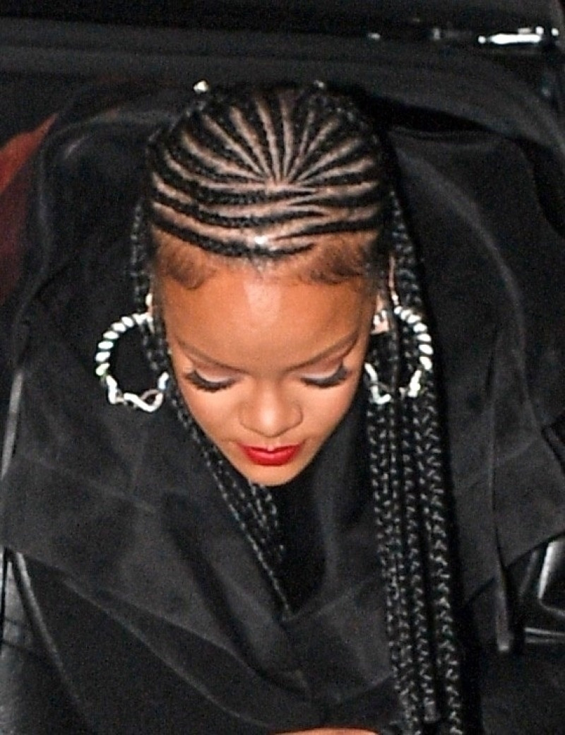 Rihanna seen arriving at Laylow Nightclub in London following the British Fashion Awards.