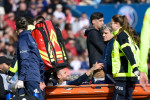 Sortie sur blessure de Neymar Jr ( 10 - PSG ) - FOOTBALL : PSG vs Lille - Ligue 1 - 19/02/2023 FedericoPestellini/Panora