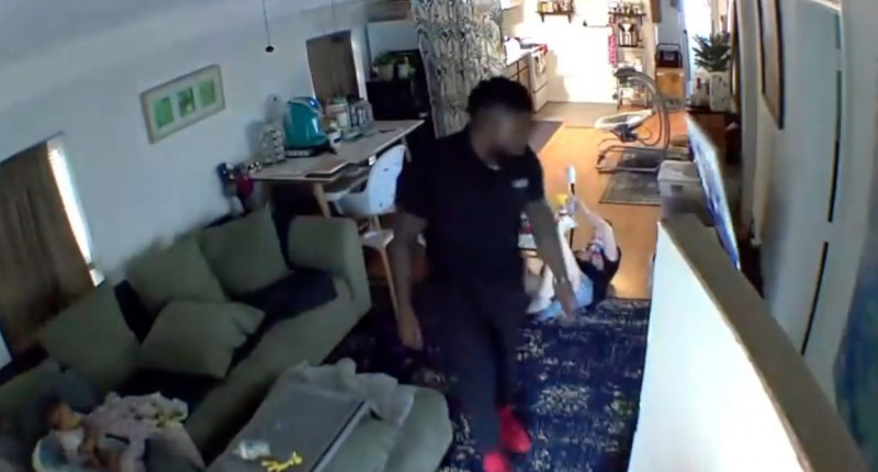 *WARNING - DISTRESSING CONTENT* NFL star Zac Stacy caught on camera allegedly attacking his ex