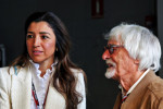 Sao Paulo, Brazil, 10.11.2022. (L to R): Fabiana Flosi (BRA) with her husband Bernie Ecclestone (GBR).10.11.2022. Formula 1 World Championship, Rd 21, Brazilian Grand Prix, Sao Paulo, Brazil, Preparation Day.Photo credit should read: XPB/Alamy Live New