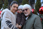 *EXCLUSIVE* STRICTLY NOT AVAILABLE FOR ONLINE USAGE UNTIL 23:25 PM UK TIME ON 24/12/2021 - The Former Formula One Supremo, 91-year old Bernie Ecclestone and his wife Fabiana Flosi enjoy their family holidays in the Swiss Alps.