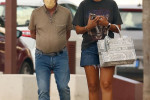 *EXCLUSIVE* Could the Former F1 supremos Flavio Briatore and Bernie Ecclestone be boat shopping?? as the pair take a stroll through Ibiza Marina and the Port Authority Building.