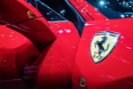Ferrari 488 Pista, auto, automobil, supersport, V8, logo, znak