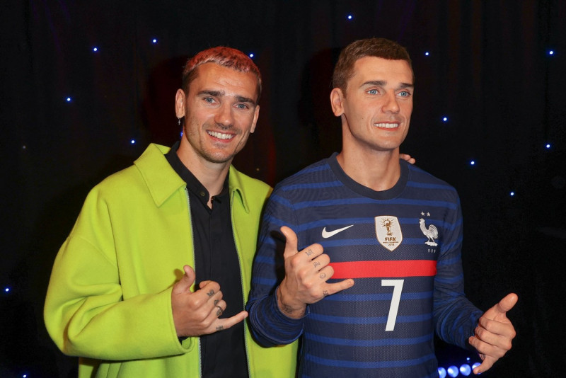 French Professional Footballer Antoine Giezmann Unveils His Wax Figure At The Musee Grevin, Paris, France - 06 Mar 2023