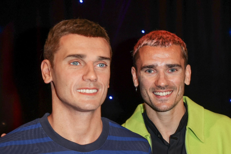 French Professional Footballer Antoine Giezmann Unveils His Wax Figure At The Musee Grevin, Paris, France - 06 Mar 2023