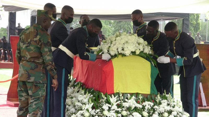 Ghanaians pay last respects to soccer player Christian Atsu of Hatayspor