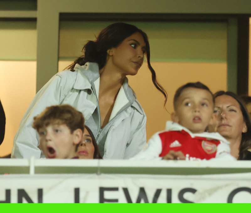 Arsenal v Sporting Lisbon Kim Kardashian