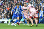 Brighton and Hove Albion v Grimsby at the American Express Community Stadium in Brighton and Hove. 19th March 2023, the American Express Community Stadium, Brighton and Hove, East Sussex, United Kingdom - 19 Mar 2023