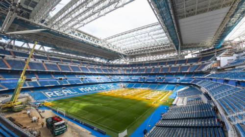 Spectaculos: Așa arată stadionul ”Santiago Bernabeu”, după 1.400 de zile de lucrări