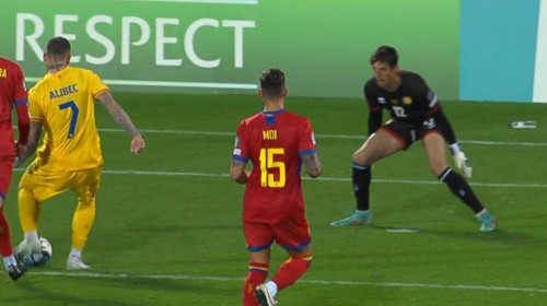Andorra - România 0-2. Debut cu dreptul pentru "tricolori" în preliminariile Euro 2024. Man și Alibec au marcat