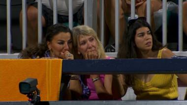 Imagini copleșitoare cu mama Biancăi Andreescu, în timp ce sportiva urla de durere pe teren