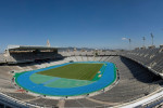 Panoramic view of the Interior of the Olympic Stadium, Barcelona
