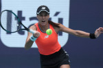 Kvitova vs Cirstea at the Miami Open in Miami Gardens Florida