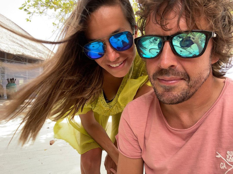 Andrea Schlager și Fernando Alonso / Foto: instagram@andrea.m.schlager