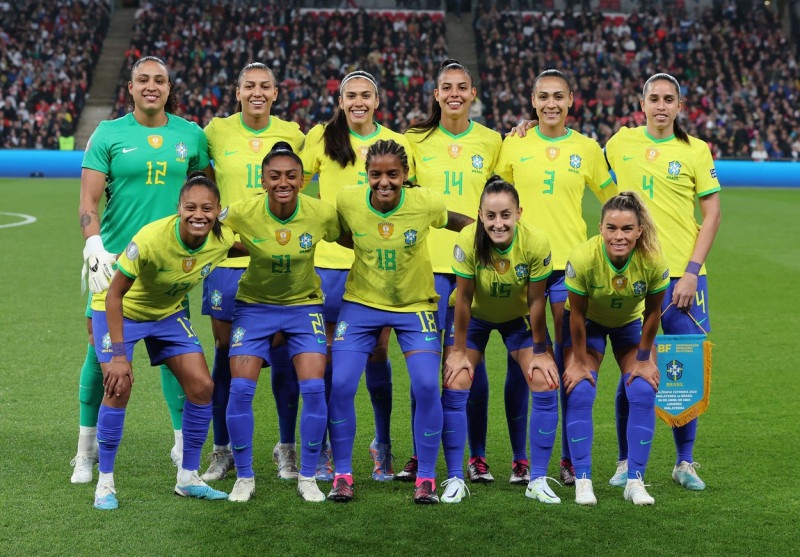 England v Brazil - Women's Finalissima 2023, London, United Kingdom - 06 Apr 2023