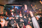 Italy: post-Juventus celebrations at Capodichino airport The city is in celebration, thousands of people have poured int