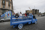 Naples on the eve of the match with Salernitana, the pre-celebrations and carousels begin with open and decorated cars on the streets of the city to celebrate the victory of the Scudetto