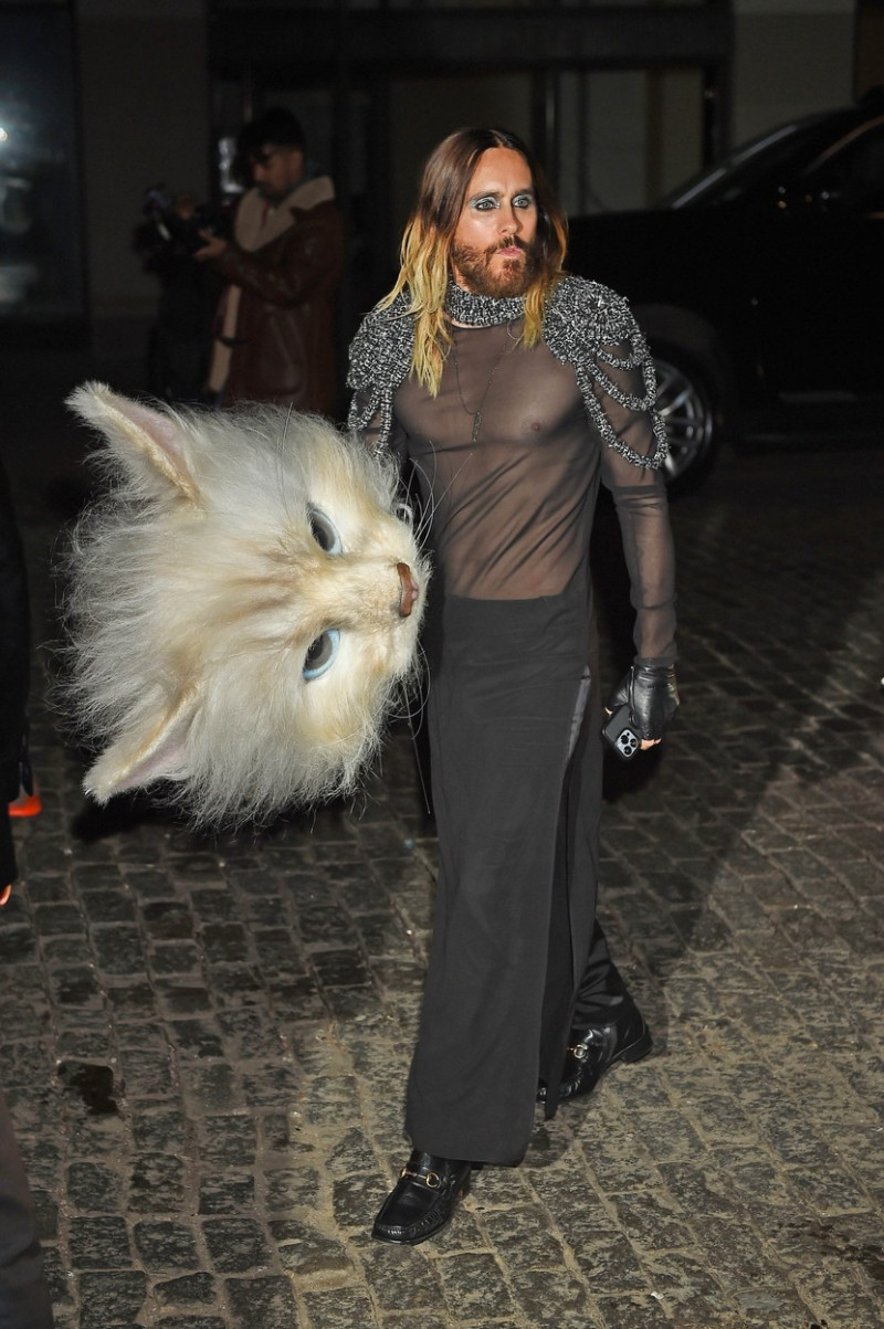 Jared Leto arrives at the Zero Bond Met Gala after party!