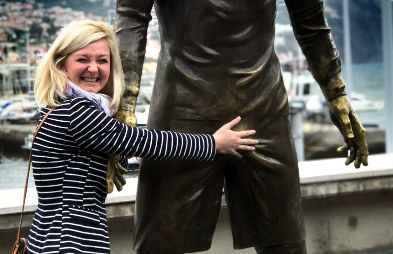 Non Exclusive: Ballon D'Or winner Cristiano Ronaldo goes bronze