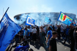 Celebration in the city of Naples for the victory of the Serie A