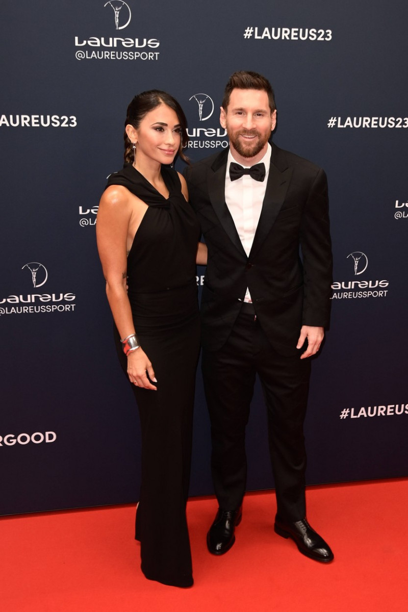 Antonela Roccuzzo et Leo Lioel Messi : Laureus World Sports Awards - Paris - 08/05/2023 FedericoPestellini/Panoramic PUB