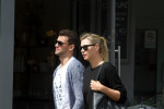 Wimbledon London, 11th June 2014. Recently crowned French open champion Maria Sharapova is seen walking with her boyfriend Grigor Dimitrov in Wimbledon town © amer ghazzal/Alamy Live News
